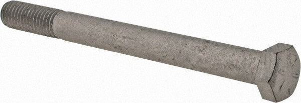 Armor Coat - 1/2-13 UNC, 5-1/2" Length Under Head Hex Head Cap Screw - Partially Threaded, Grade 8 Steel, 3/4" Hex - Exact Tooling