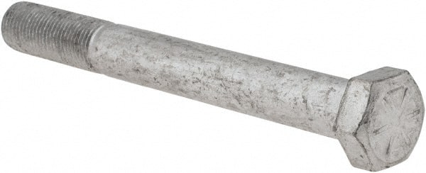 Armor Coat - 1/2-20 UNF, 4-1/2" Length Under Head Hex Head Cap Screw - Partially Threaded, Grade 8 Steel, 3/4" Hex - Exact Tooling