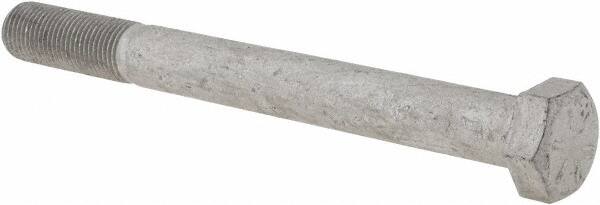 Armor Coat - 1/2-20 UNF, 5" Length Under Head Hex Head Cap Screw - Partially Threaded, Grade 8 Steel, 3/4" Hex - Exact Tooling