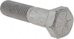 Armor Coat - 5/8-11 UNC, 2-3/4" Length Under Head Hex Head Cap Screw - Partially Threaded, Grade 8 Steel, 15/16" Hex - Exact Tooling