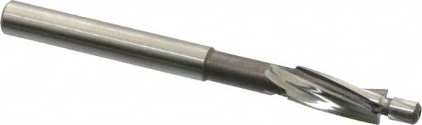 Cleveland - #8 Wire Socket Head Cap Screw Compatible, High Speed Steel, Solid Pilot Counterbore - Exact Tooling