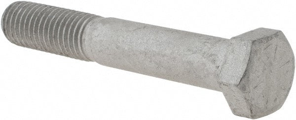 Armor Coat - 5/8-11 UNC, 4" Length Under Head Hex Head Cap Screw - Partially Threaded, Grade 8 Steel, 15/16" Hex - Exact Tooling