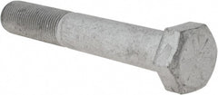 Armor Coat - 5/8-18 UNF, 4" Length Under Head Hex Head Cap Screw - Partially Threaded, Grade 8 Steel, 15/16" Hex - Exact Tooling