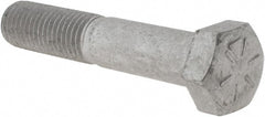 Armor Coat - 3/4-10 UNC, 4" Length Under Head Hex Head Cap Screw - Partially Threaded, Grade 8 Steel, 1-1/8" Hex - Exact Tooling