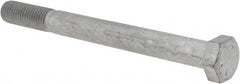 Armor Coat - 3/4-10 UNC, 8" Length Under Head Hex Head Cap Screw - Partially Threaded, Grade 8 Steel, 1-1/8" Hex - Exact Tooling