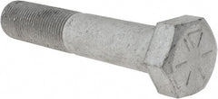 Armor Coat - 3/4-16 UNF, 4" Length Under Head Hex Head Cap Screw - Partially Threaded, Grade 8 Steel, 1-1/8" Hex - Exact Tooling