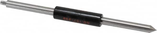 Mitutoyo - 5 Inch Long, Accuracy Up to 0.0004 Inch, Point End Micrometer Calibration Standard - Use with Screw Thread Micrometers, Includes Heat Insulating Handle - Exact Tooling