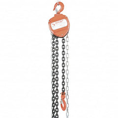 Vestil - 1,000 Lb Lifting Capacity, 10' Lift Height, Hand Hoist - Made from Chain - Exact Tooling
