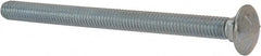 Value Collection - 3/8-16 UNC 5" Length Under Head, Standard Square Neck, Carriage Bolt - Grade 5 Steel, Zinc-Plated Finish - Exact Tooling