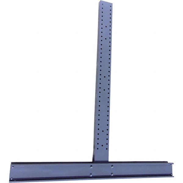 Made in USA - 8' High Double Sided Upright Cantilever Rack - 21,200 Lb Capacity, 83" Base Length - Exact Tooling