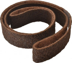 3M - 2" Wide x 72" OAL, Aluminum Oxide Abrasive Belt - Aluminum Oxide, Coarse, Nonwoven, Series SC-BS - Exact Tooling