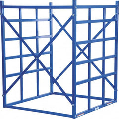 Vestil - 48" Wide, 60" High, Open Shelving Long Bar Pigeon Hole Rack - Steel, 48" Deep - Exact Tooling