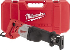 Milwaukee Tool - 3,000 Strokes per Minute, 1-1/8 Inch Stroke Length, Electric Reciprocating Saw - 120 Volts, 12 Amps - Exact Tooling