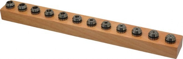 Parlec - 12 Piece, 1/16" to 13/32" Capacity, ER Collet Set - Series ER16 - Exact Tooling