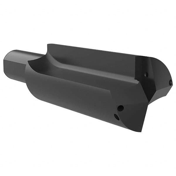 Allied Machine and Engineering - 3-17/32" to 4-1/2" Diam 6-49/64" Max Depth Straight Flute Spade Drill - Exact Tooling