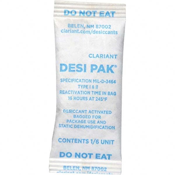 Armor Protective Packaging - Desiccant Packets Material: Clay Packet Size: 5 Grams - Exact Tooling