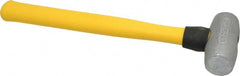 American Hammer - 2 Lb Head Nonsparking Mallet - 14-1/2" OAL, 13" Long Fiberglass Handle - Exact Tooling