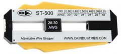 Jonard Tools - 30 to 20 AWG Capacity Precision Wire Stripper - Polycarbonate Handle - Exact Tooling