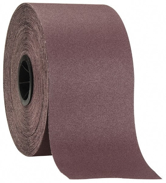 3M - 6" x 50 Yd 80 Grit Aluminum Oxide Cloth Roll - Medium Grade, X Weighted Backing - Exact Tooling
