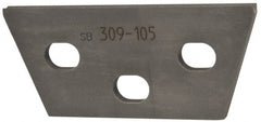 Kennametal - 3/16" Insert Width, Cutoff & Grooving Support Blade for Indexables - 1-1/2" Max Depth of Cut, 3/16" Blade Width - Exact Tooling