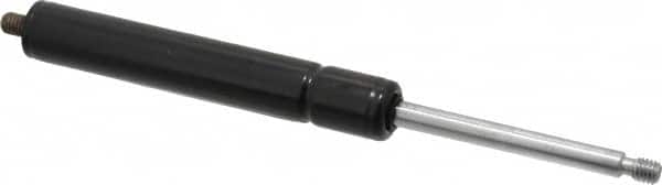 Value Collection - 0.24" Rod Diam, 0.59" Tube Diam, 100 Lb Capacity, Gas Spring - 7.5" Extended Length, 2" Stroke Length, Threaded End, Black Nitride Piston - Exact Tooling