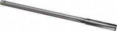 Made in USA - Letter U Carbide-Tipped 4 Flute Chucking Reamer - Straight Flute, 5/16" Straight Shank, 1-3/4" Flute Length, 7" OAL - Exact Tooling