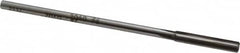 Made in USA - #6 Carbide-Tipped 4 Flute Chucking Reamer - Straight Flute, 11/64" Straight Shank, 1-1/8" Flute Length, 4-1/2" OAL - Exact Tooling