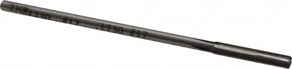 Made in USA - #17 Carbide-Tipped 4 Flute Chucking Reamer - Exact Tooling