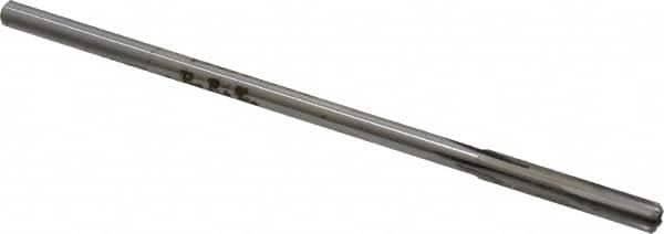 Made in USA - #18 Carbide-Tipped 4 Flute Chucking Reamer - Straight Flute, 0.151" Straight Shank, 1" Flute Length, 4" OAL - Exact Tooling