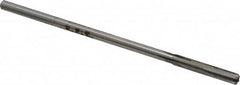 Made in USA - #18 Carbide-Tipped 4 Flute Chucking Reamer - Straight Flute, 0.151" Straight Shank, 1" Flute Length, 4" OAL - Exact Tooling