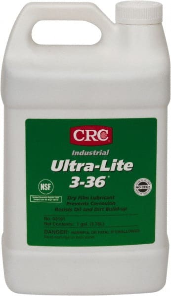 CRC - 1 Gal Bottle Dry Film Lubricant - Amber, -40°F to 300°F, Food Grade - Exact Tooling