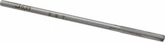 Made in USA - 0.1635" Carbide-Tipped 4 Flute Chucking Reamer - Straight Flute, 0.151" Straight Shank, 1" Flute Length, 4" OAL - Exact Tooling