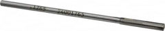 Made in USA - 0.1765" Carbide-Tipped 4 Flute Chucking Reamer - Straight Flute, 0.151" Straight Shank, 1" Flute Length, 4" OAL - Exact Tooling