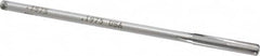 Made in USA - 0.1975" Carbide-Tipped 4 Flute Chucking Reamer - Straight Flute, 11/64" Straight Shank, 1-1/8" Flute Length, 4-1/2" OAL - Exact Tooling