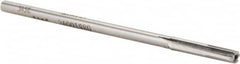 Made in USA - 0.198" Carbide-Tipped 4 Flute Chucking Reamer - Straight Flute, 11/64" Straight Shank, 1-1/8" Flute Length, 4-1/2" OAL - Exact Tooling