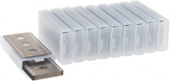 Martor USA - Steel Safety Blade - 1-11/16" Blade Length, 0.016" Blade Thickness - Exact Tooling