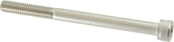 Value Collection - M6x1.00 Metric Coarse Hex Socket Drive, Socket Cap Screw - Grade 18-8 & Austenitic A2 Stainless Steel, Uncoated, Partially Threaded, 75mm Length Under Head - Exact Tooling