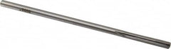 Made in USA - 0.24" Carbide-Tipped 8 Flute Chucking Reamer - Straight Flute, 15/64" Straight Shank, 1-1/2" Flute Length, 6" OAL - Exact Tooling