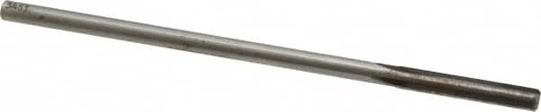 Made in USA - 1/4" Carbide-Tipped 4 Flute Chucking Reamer - Straight Flute, 15/64" Straight Shank, 1-1/2" Flute Length, 6" OAL - Exact Tooling