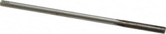 Made in USA - 1/4" Carbide-Tipped 4 Flute Chucking Reamer - Straight Flute, 15/64" Straight Shank, 1-1/2" Flute Length, 6" OAL - Exact Tooling