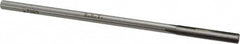 Made in USA - 1/4" Carbide-Tipped 4 Flute Chucking Reamer - Straight Flute, 15/64" Straight Shank, 1-1/2" Flute Length, 6" OAL - Exact Tooling