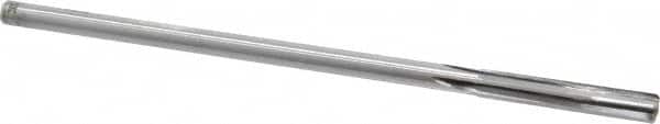 Made in USA - 0.256" Carbide-Tipped 4 Flute Chucking Reamer - Straight Flute, 15/64" Straight Shank, 1-1/2" Flute Length, 6" OAL - Exact Tooling