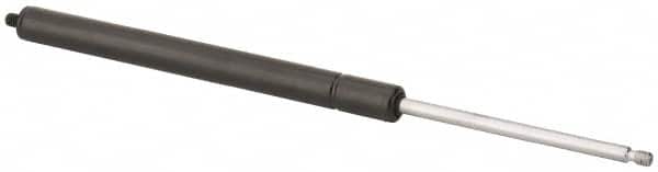 Value Collection - 0.24" Rod Diam, 0.59" Tube Diam, 60 Lb Capacity, Gas Spring - 12" Extended Length, 3.5" Stroke Length, Threaded End, Black Nitride Piston - Exact Tooling