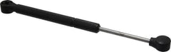Made in USA - 0.32" Rod Diam, 0.87" Tube Diam, 100 Lb Capacity, Hydraulic Dampers - Extension, 12.24" Extended Length, 4" Stroke Length, Plastic Ball Socket, Chrome-Plated Piston - Exact Tooling