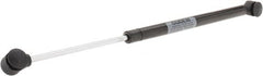 Made in USA - 0.24" Rod Diam, 0.59" Tube Diam, 50 Lb Capacity, Hydraulic Dampers - Extension, 15.02" Extended Length, 5" Stroke Length, Plastic Ball Socket, Chrome-Plated Piston - Exact Tooling