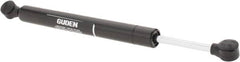 Made in USA - 0.32" Rod Diam, 0.87" Tube Diam, 100 Lb Capacity, Hydraulic Dampers - Extension, 14.49" Extended Length, 5" Stroke Length, Plastic Ball Socket, Chrome-Plated Piston - Exact Tooling