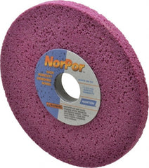 Norton - 7" Diam x 1-1/4" Hole x 1/2" Thick, G Hardness, 46 Grit Surface Grinding Wheel - Aluminum Oxide, Type 1, Coarse Grade, 3,600 Max RPM, Vitrified Bond, No Recess - Exact Tooling
