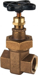 NIBCO - Class 300, Threaded Bronze Alloy Solid Wedge Stem Gate Valve with Stainless Steel Trim - 600 WOG, 300 WSP, Union Bonnet - Exact Tooling