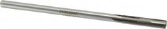 Made in USA - 0.304" Carbide-Tipped 4 Flute Chucking Reamer - Straight Flute, 9/32" Straight Shank, 1-1/2" Flute Length, 6" OAL - Exact Tooling