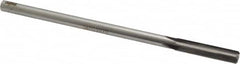 Made in USA - 0.307" Carbide-Tipped 4 Flute Chucking Reamer - Straight Flute, 9/32" Straight Shank, 1-1/2" Flute Length, 6" OAL - Exact Tooling